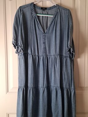 Velvet Heart Light Blue Denim Tunic
